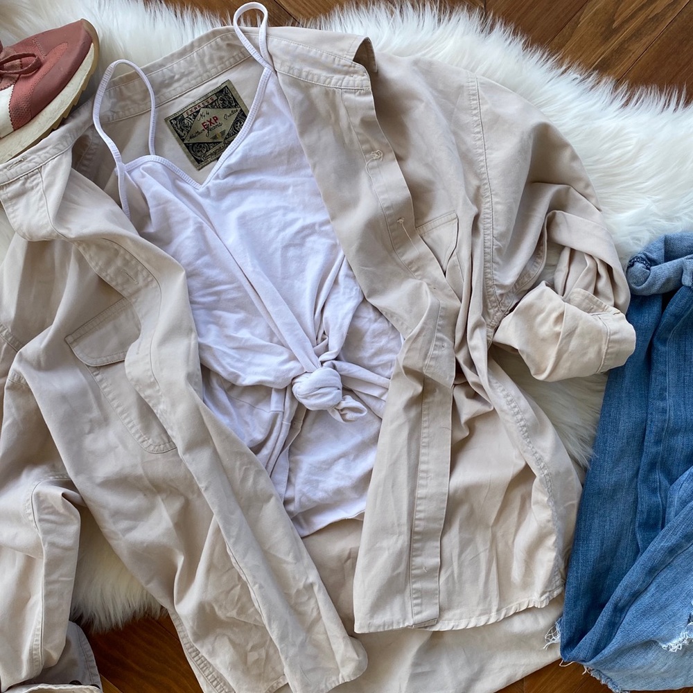 Vintage Oversized Cargo Shirt - Express